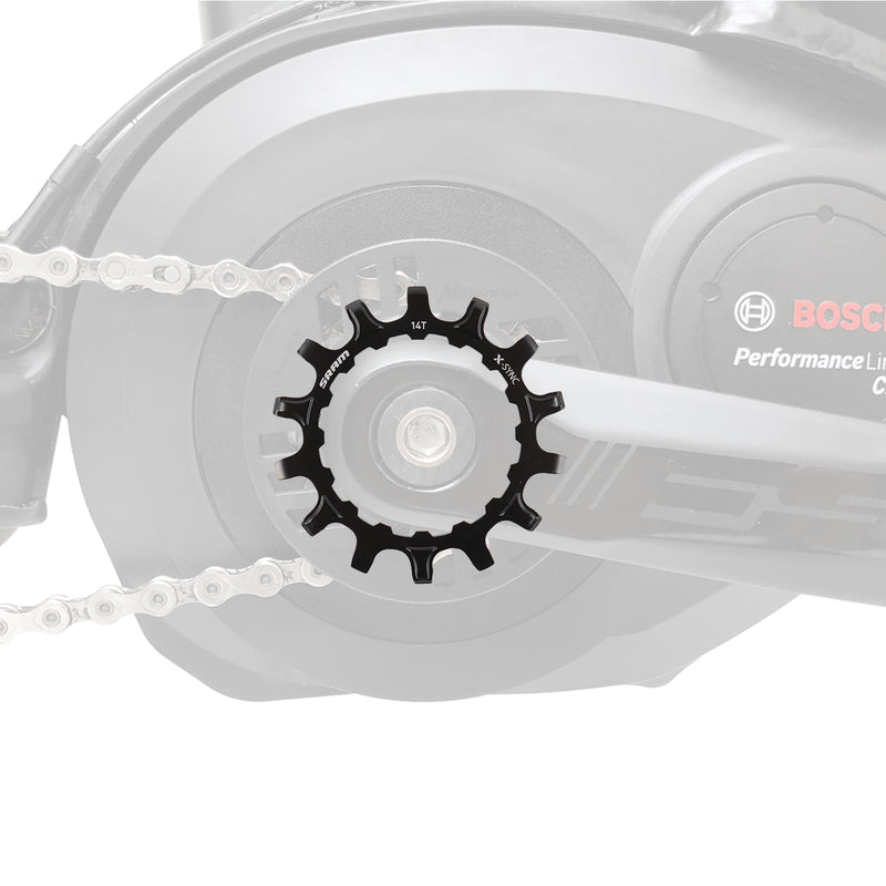 SRAM Kettenblatt 14T EX1 X-Sync™ für Bosch inkl. Montagewerkzeug