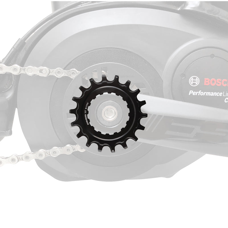 SRAM Kettenblatt 18T EX1 X-Sync™ für Bosch inkl. Montagewerkzeug