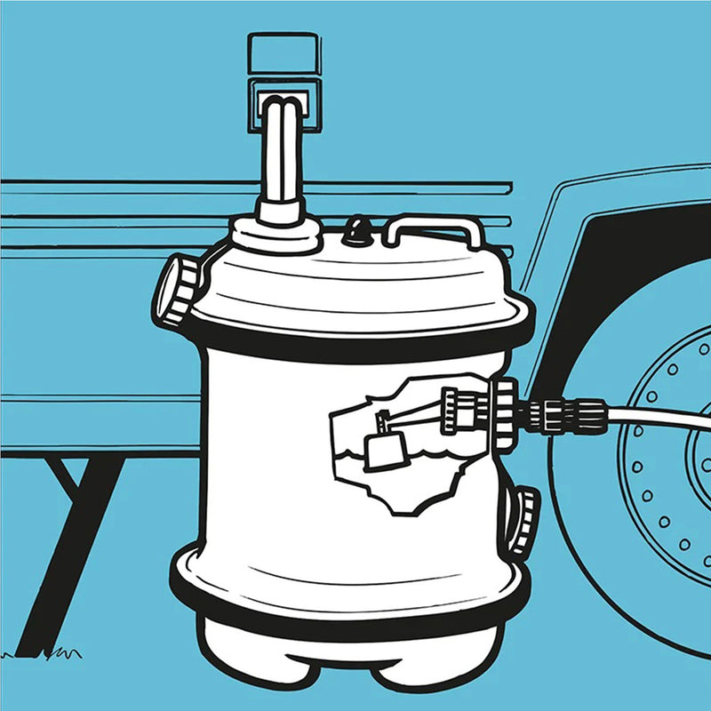 Aquaroll Frischwasser Rolltank Wassertank 40 l beige