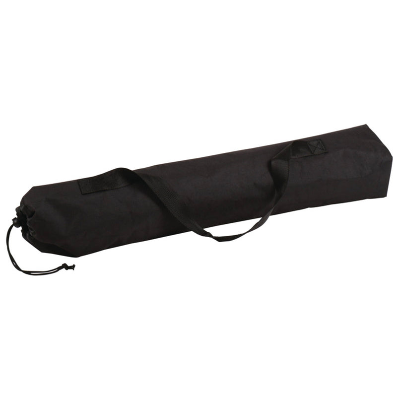 Alu Rolltisch HUGO mit Tasche + Haken 46 x 50 cm schwarz Campingtisch Falttisch