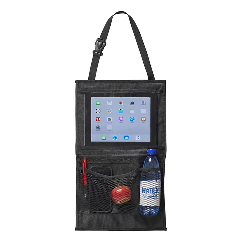 Rücksitztasche Auto Rücksitz Organizer inkl Tablet-Halter KFZ Rückenlehnenschutz