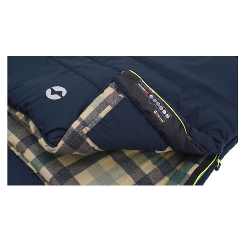 Outwell Schlafsack Camper Lux, 235x90cm, Rechts, Deckenschlafsack Koppelbar