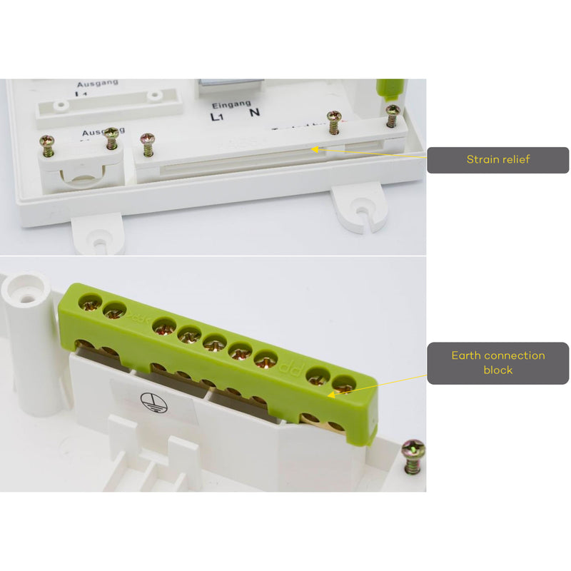 Sicherungskasten leer für 6 Module, Sicherungsbox Wohnwagen, Wohnmobil, Caravan