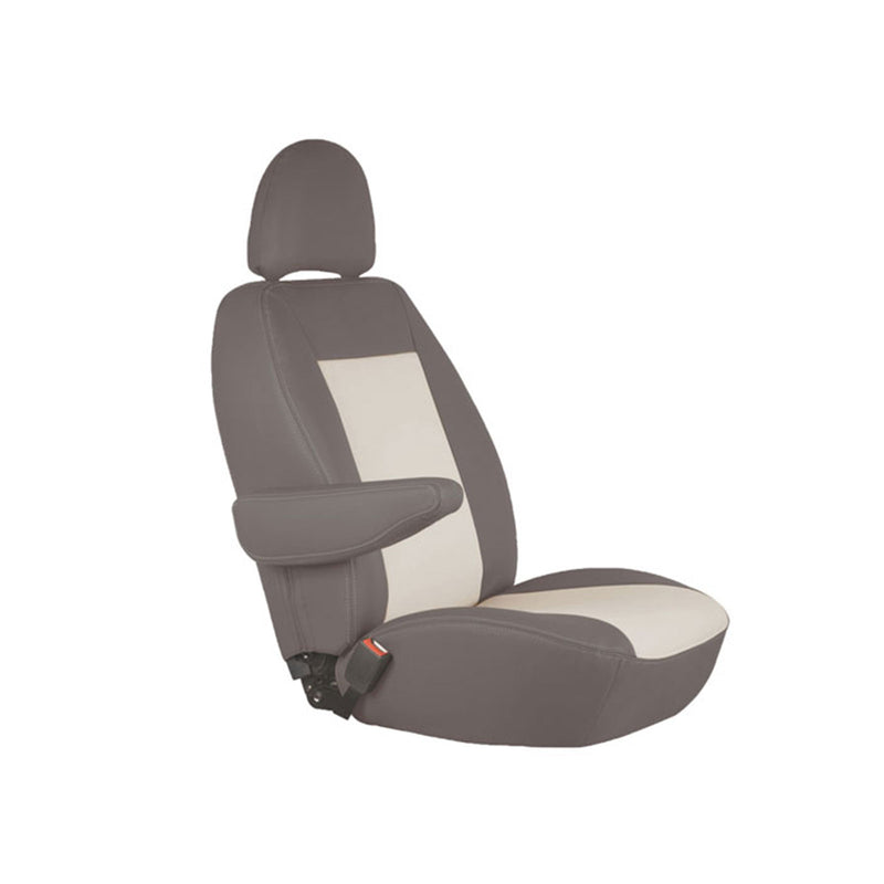 Maß Sitzbezüge passend für Ford Transit Bj. 06-13 Schonbezug Kunstleder Taupe