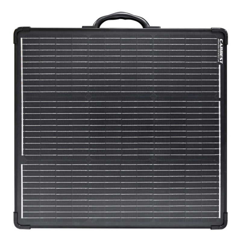 Carbest Solarkoffer Power Solarpanel HC 130W - Camping Solarmodul Monokristallin