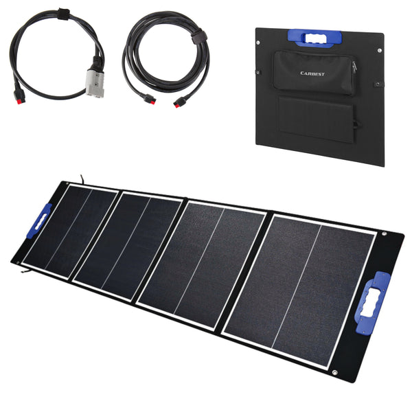 Carbest Solarkoffer Power Solarpanel SC 200W - Camping Solarmodul Monokristallin