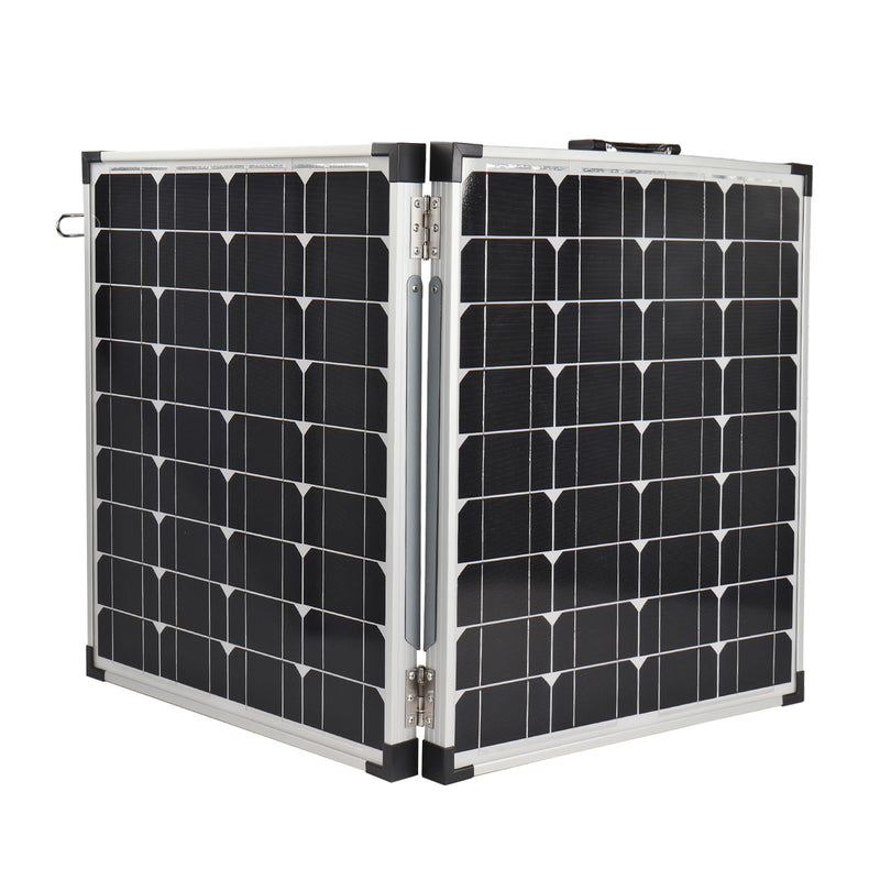 Mobiles Solar Panel Set 100W | Tragetasche | klappbar | anschlussfertig |Regler