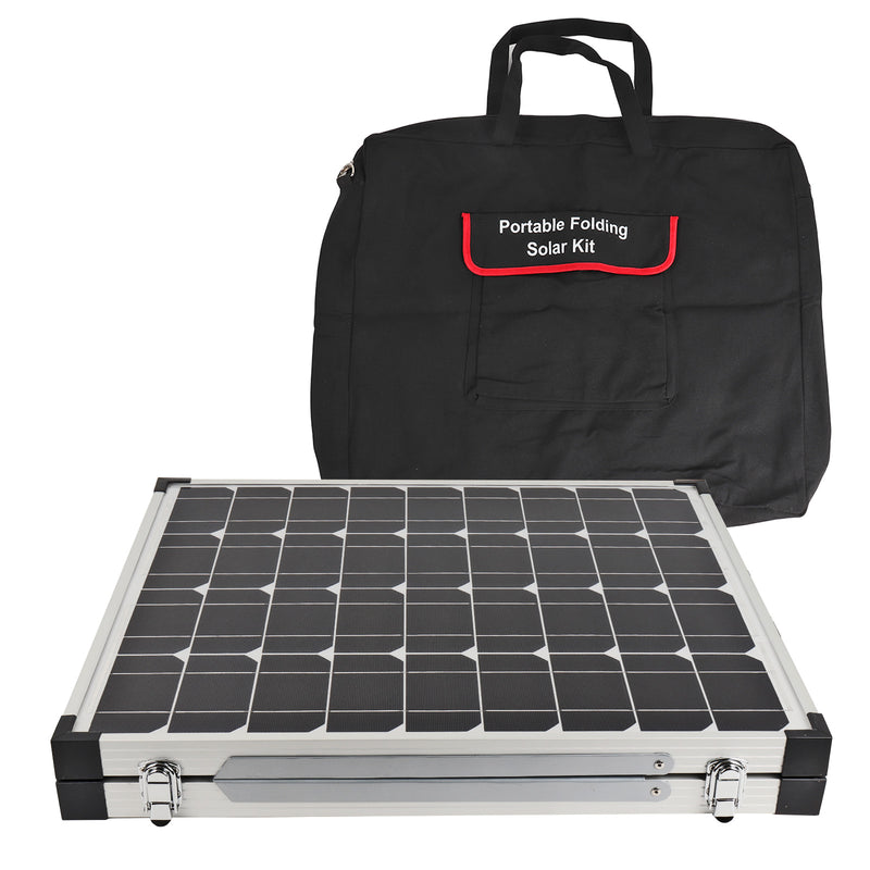 Mobiles Solar Panel Set 100W | Tragetasche | klappbar | anschlussfertig |Regler