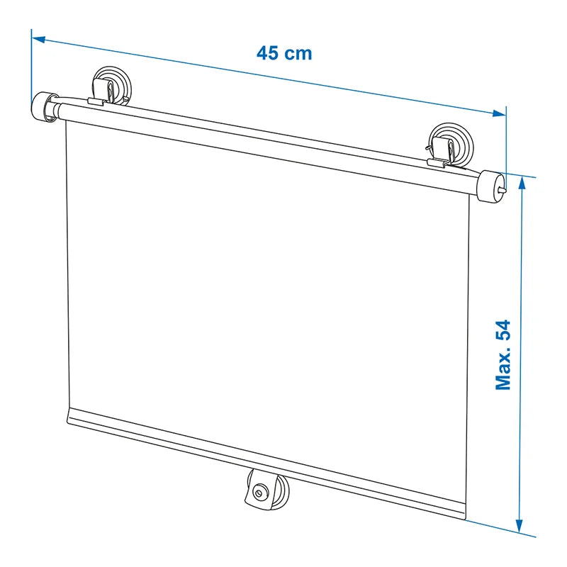 Auto Sonnenrollo 45x54cm Set von 2, 45 x 54 cm