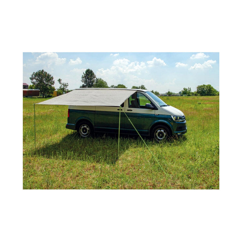 Sonnensegel Shine dunkelgrau 240 - 390 x190 cm für Wohnmobil, Kastenwagen