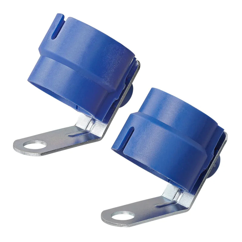 Anhänger Steckerhalter für 7 und 13-polige Anhängerstecker, Stecker Halter blau