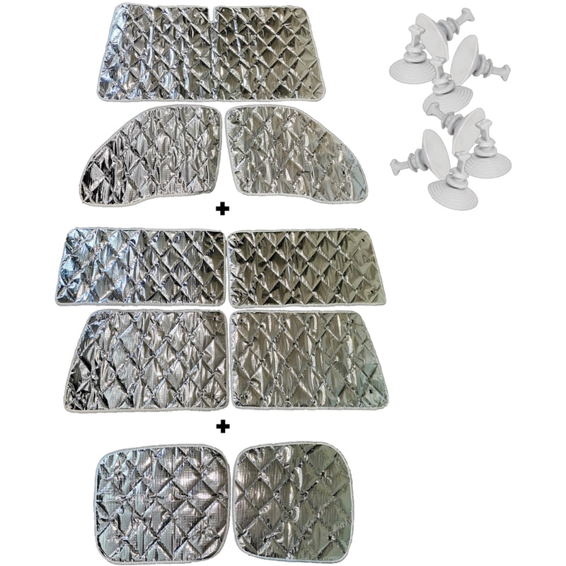 Thermomatten Komplettset 9-tlg. passend für Renault Kangoo 1997-07 Isoliermatten