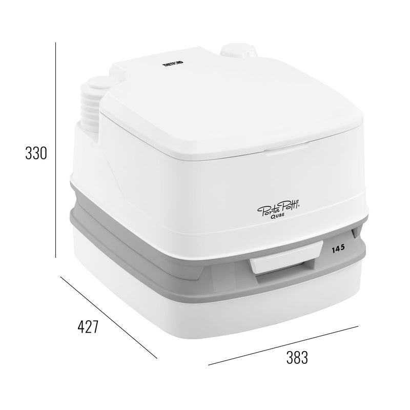 Thetford Porta Potti Qube 145 Campingtoilette 15 Ltr Tank