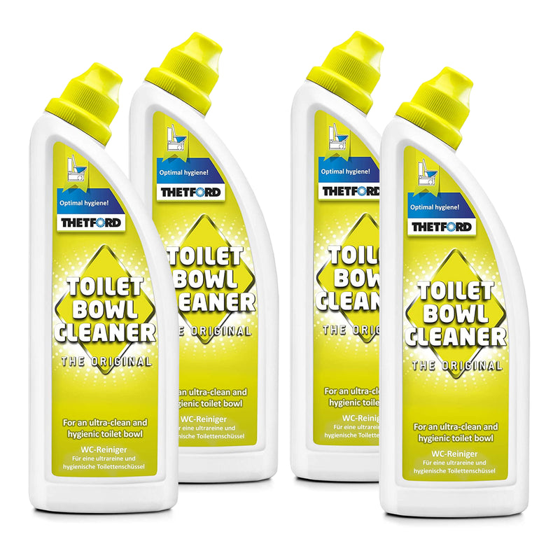 4x Thetford Toilet Bowl Cleaner Konzentrat 0,78l, speziell für Campingtoiletten