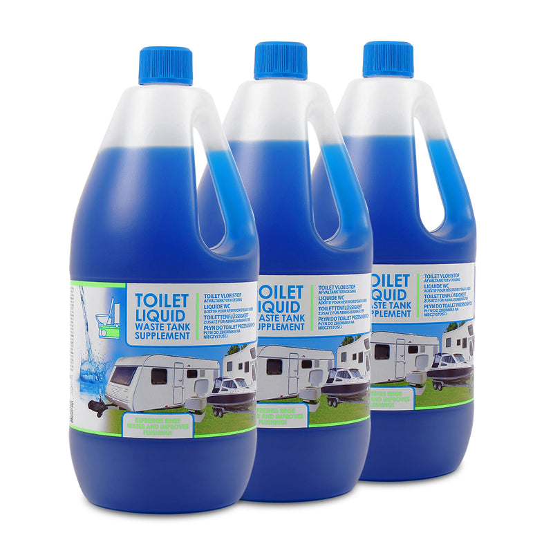 Sanitärflüssigkeit 6 Liter für Camping Toiletten, Abwasser, keimtötend