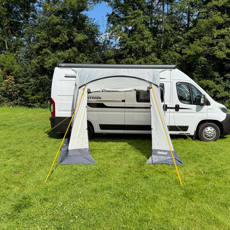 Freizeitschmiede® Arc-260 Seitenzelt 260x220 cm Vorzelt mit 7mm Keder