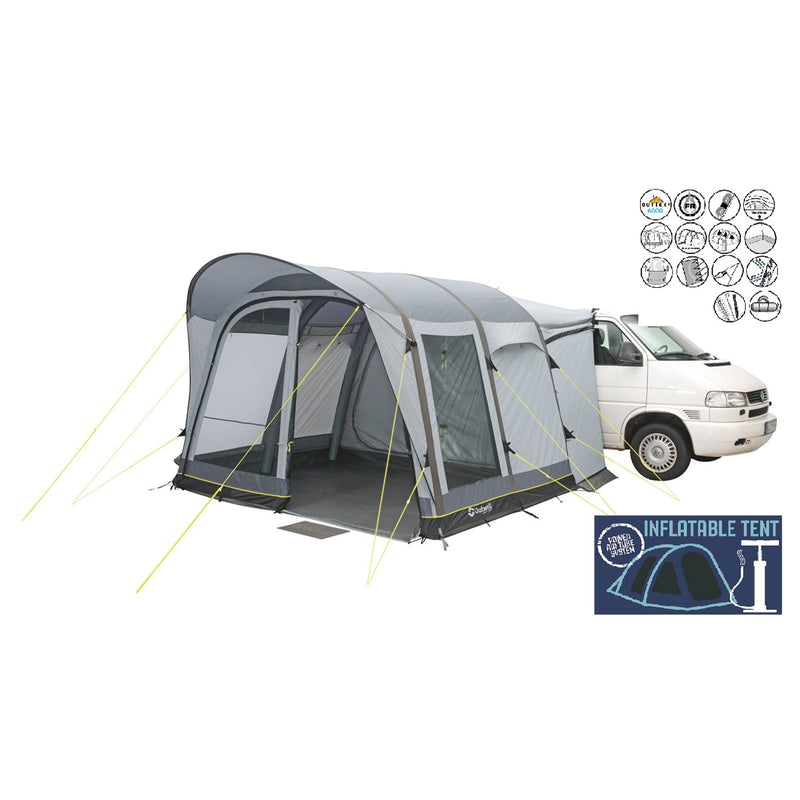 Vorzelt 340x240 Country Road SA für Bus Wohnwagen Wohnmobil Camping Tunnelzelt