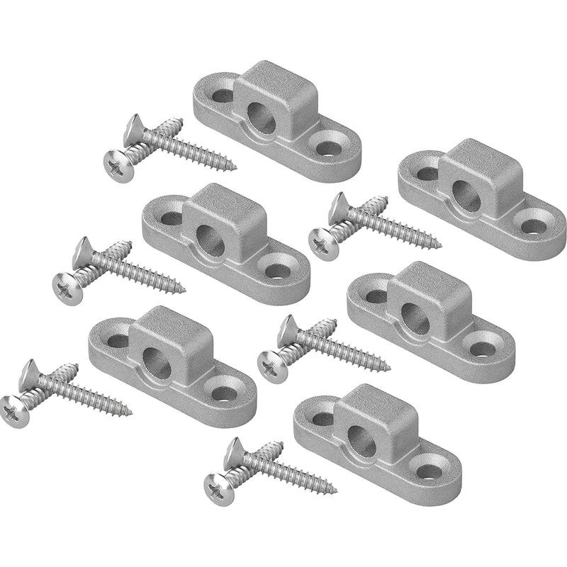 Vorzeltöse waagerecht Metall 6 Stück Wandöse Vorzeltöse für Wohnwagen, Wohnmobil