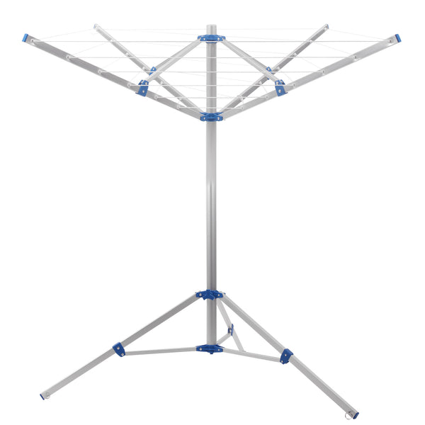 Camping Wäschespinne 15 Meter Leine, Spannweite 152 cm , Höhe 150 cm,Tragetasche