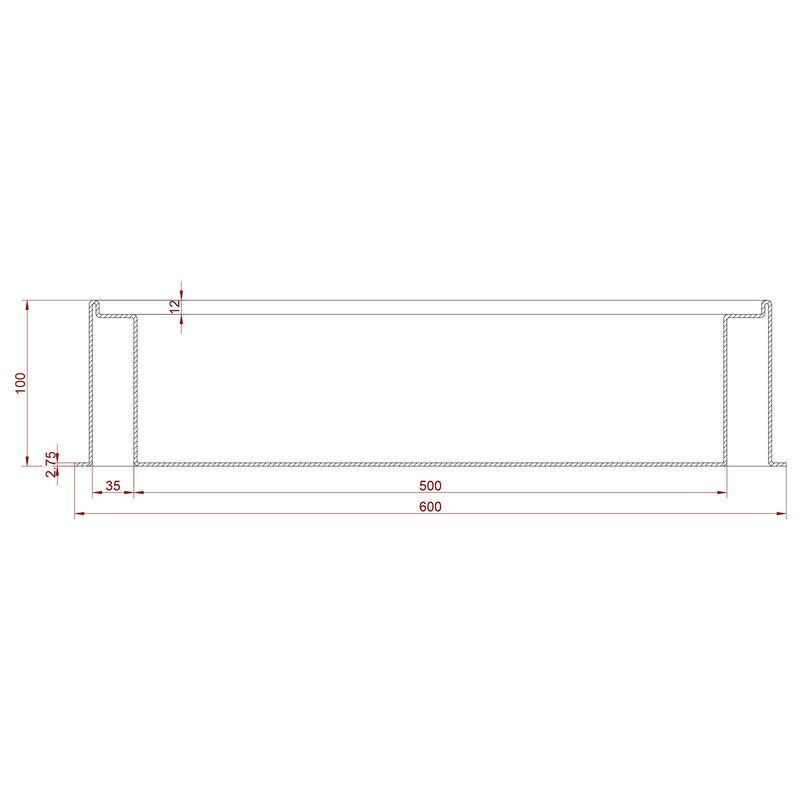 Wohnwagen Duschwanne (BxTXH) 60 x 60 x 10 cm + Ablaufgarnitur