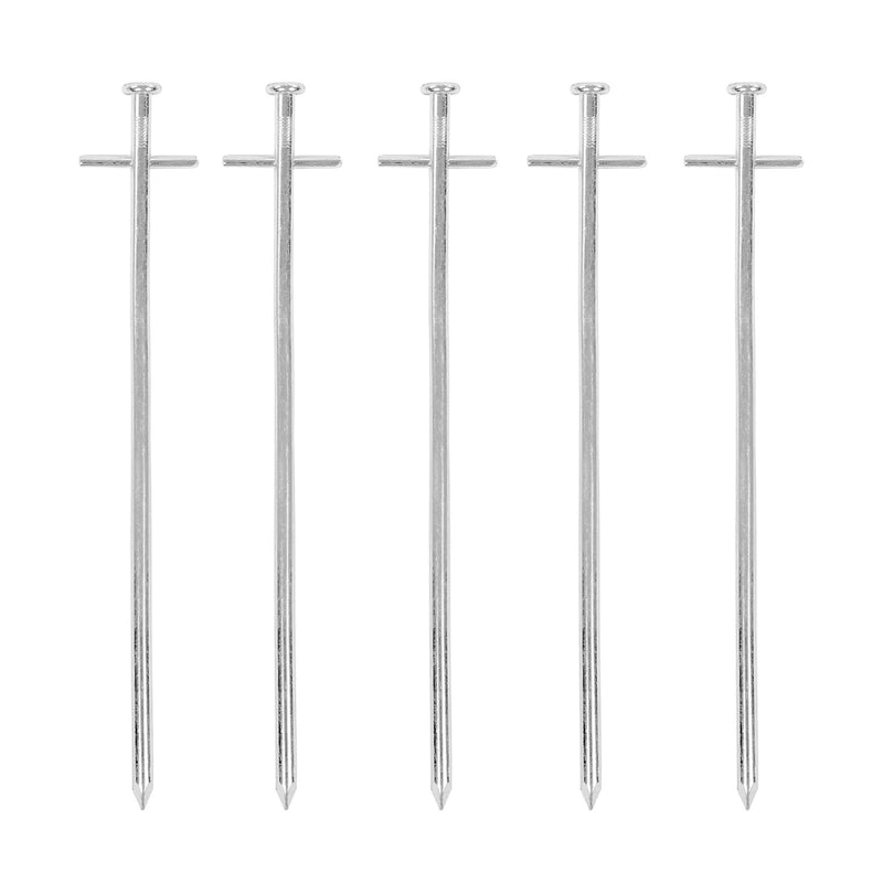 Zeltheringe für harte Böden 50er Set, silber, 23 cm, Stahl