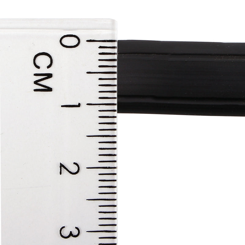 60 Meter (6x10 m) Kederband 12 mm schwarz Kunststoff Leistenfüller für Wohnwagen