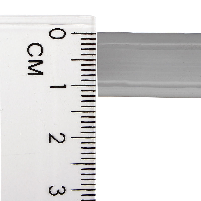 30 Meter (3x10 m) Kederband 12 mm silber Kunststoff Leistenfüller für Wohnwagen