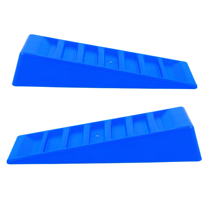 Ausgleichskeile Stufenkeile 3t 2er Set blau für Wohnwagen und Wohnmobil