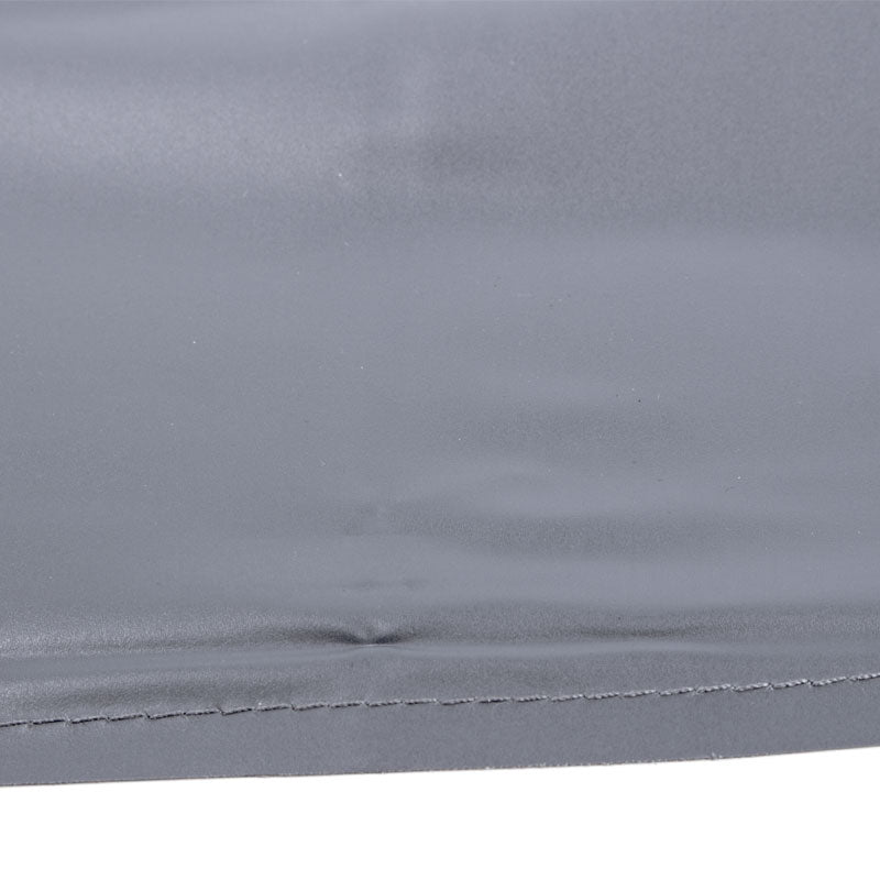 Deichselhaube Grau PVC 87,5 x 61 cm inkl. Befestigungsbänder
