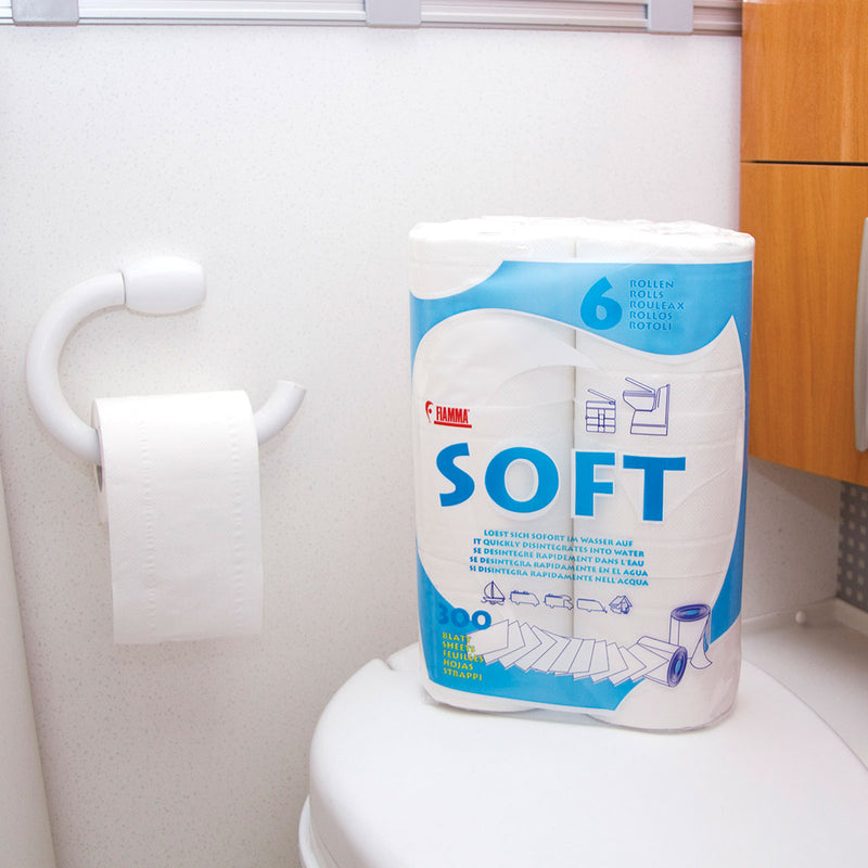 Fiamma  Soft Toilettenpapier speziell für Campingtoiletten | 96er Set | Sparset