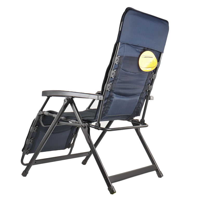 Westfield Lounge Sessel | Camping Stuhl | Liegestuhl | Aeronaut | Grau | 140 Kg