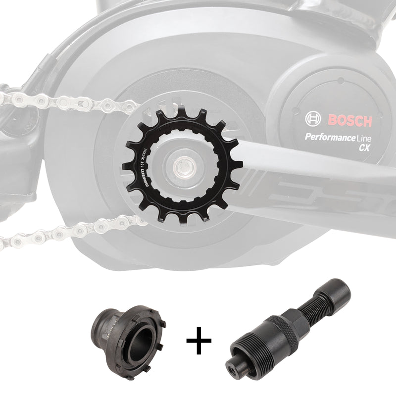 SRAM Kettenblatt 16T EX1 X-Sync™ für Bosch inkl. Montagewerkzeug