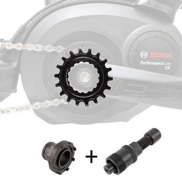 SRAM Kettenblatt 18T EX1 X-Sync™ für Bosch inkl. Montagewerkzeug
