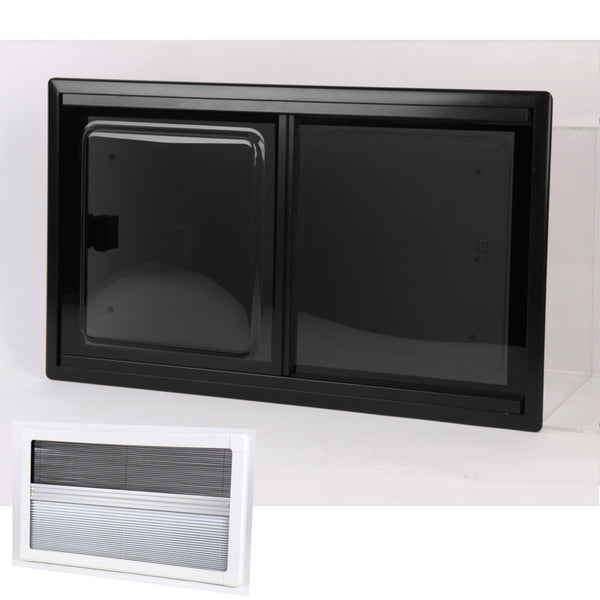 Universal Carbest Schiebefenster RW 50x45cm Camper Ausstellfenster Rollo-System