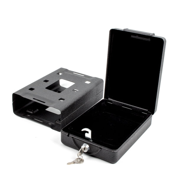 Carbest Mobilsafe, 1,65 Kg, (B/T/H) 16x23x7,3 cm, Stahl, schwarz