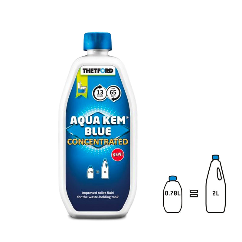 Thetford Aqua Kem Blue Toiletten Zusatz für Abwasserbehälter Konzentrat 0,78l