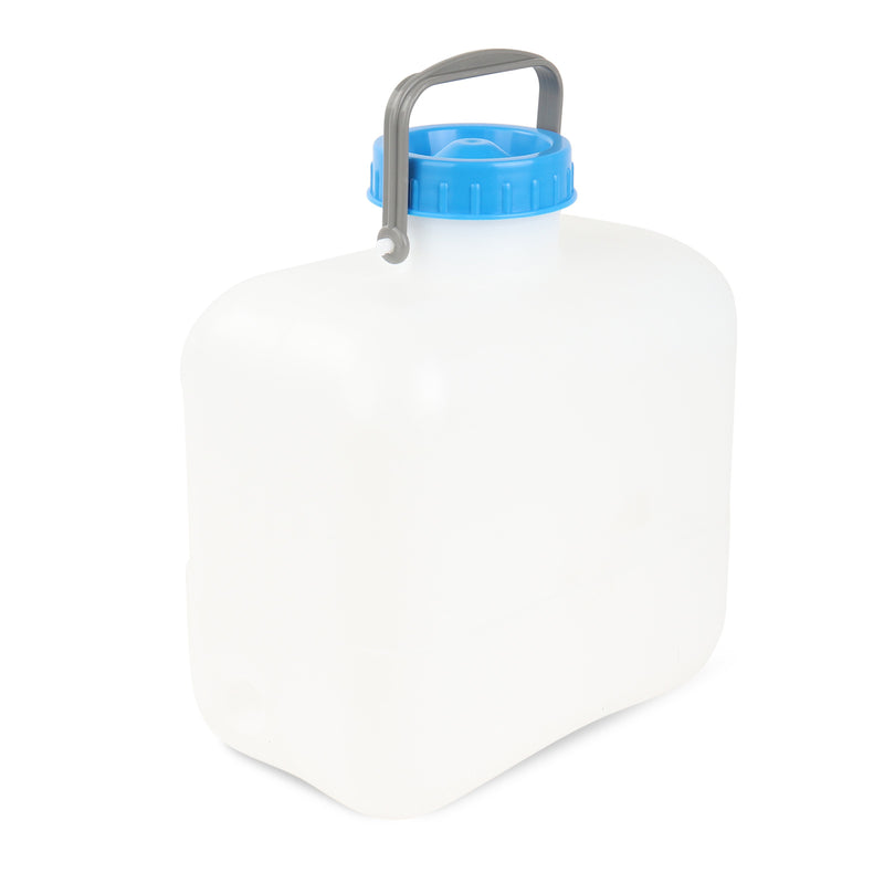2x Weithalskanister 10 Liter weiß Bügelgriff Stopfen DIN 96 Wasserkanister
